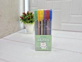 Pack 6 lapiceras gel colores 